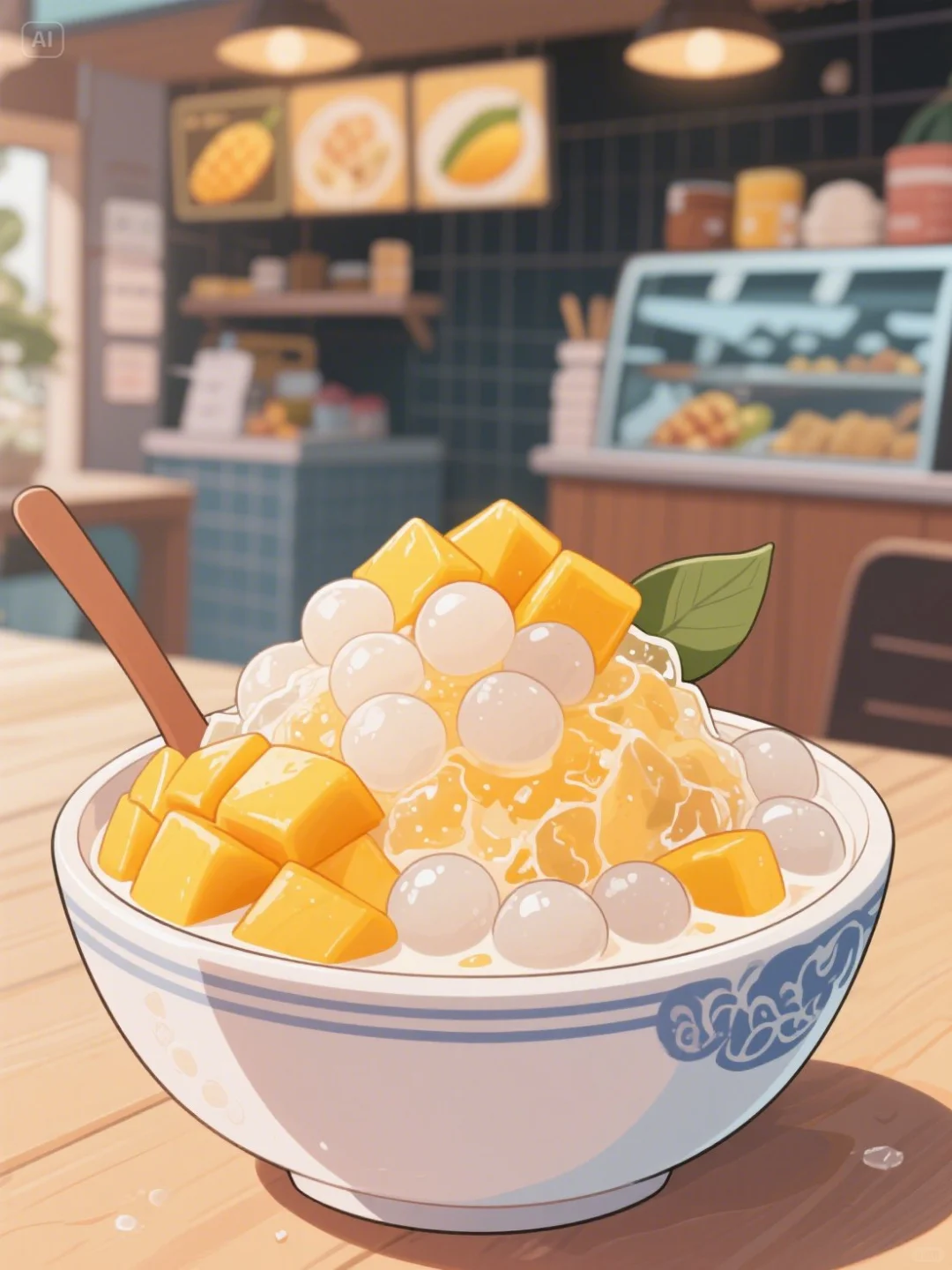 果汁插画，来啦！榨汁的快乐