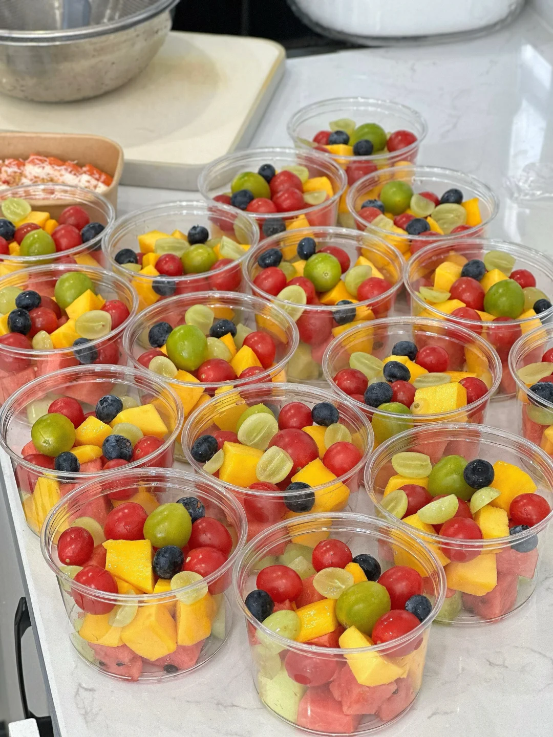 在嘉善｜学校一人份水果杯