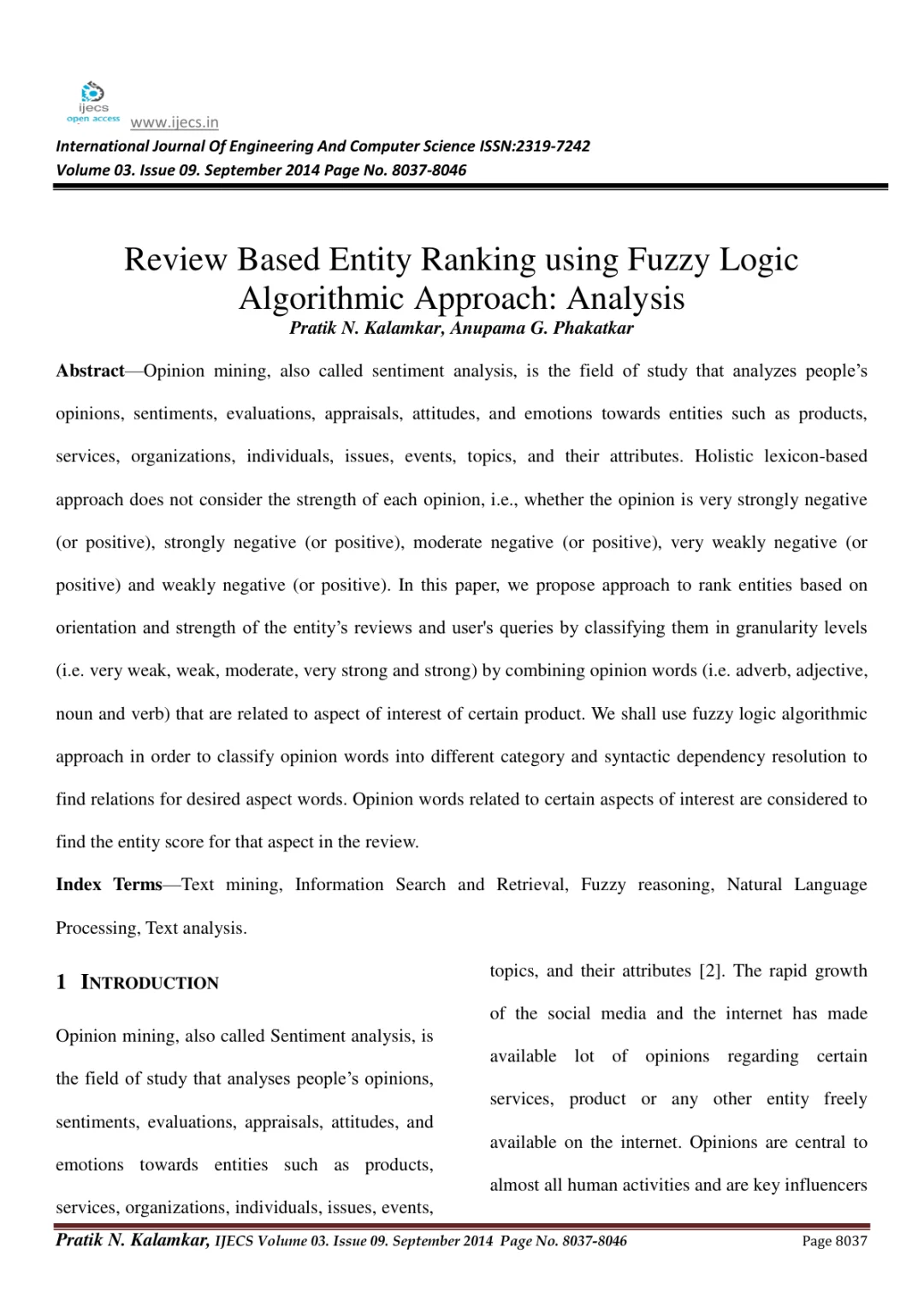 模糊逻辑助阵，评论也能精准排实体！