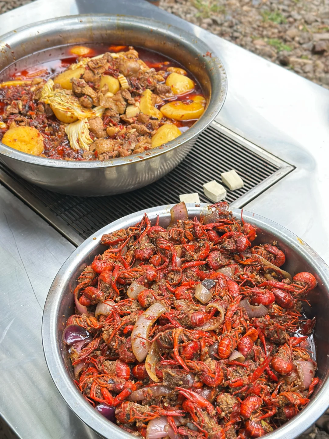 带上一桶水果茶? 去野炊啦～?