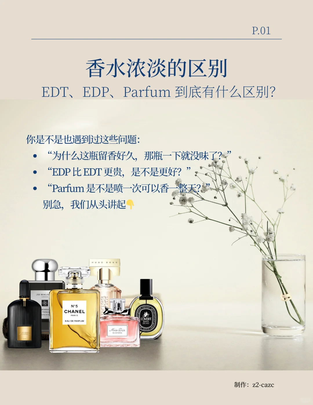 香水淡香、浓香和香精版的区别