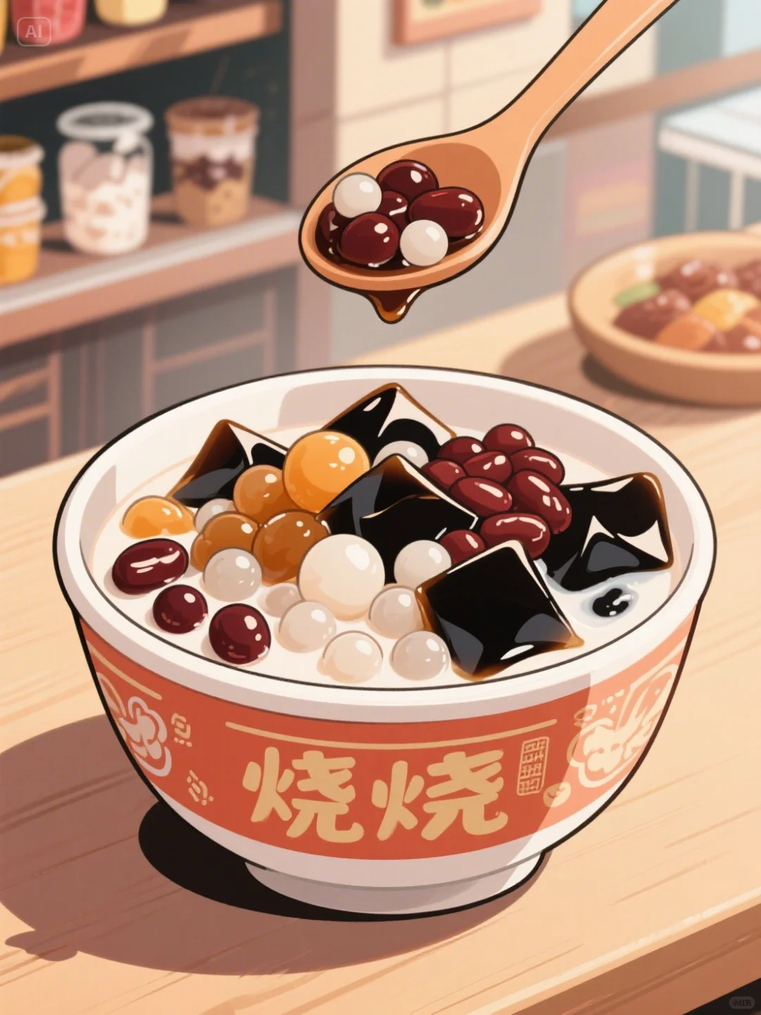 果汁插画，来啦！榨汁的快乐