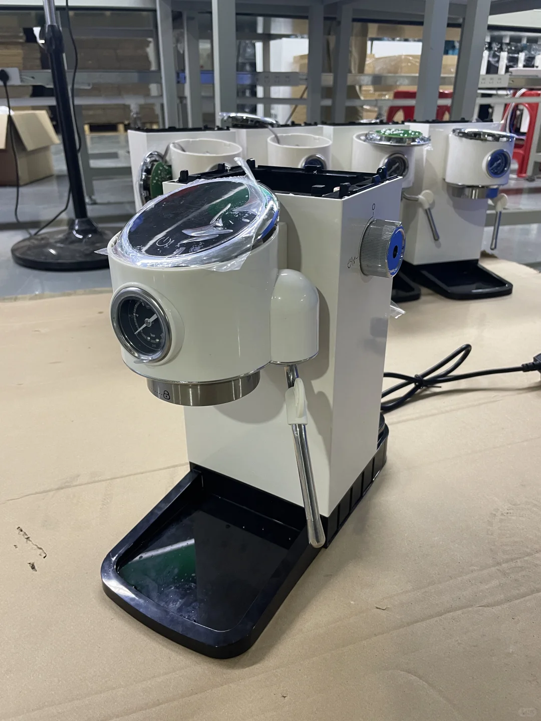 有外贸公司吗？我们是咖啡机工厂