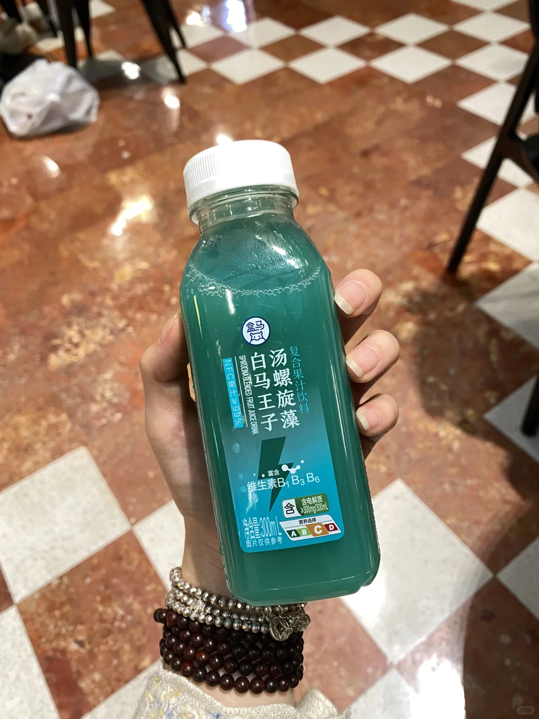 盒马新品 白马王子螺旋藻汤