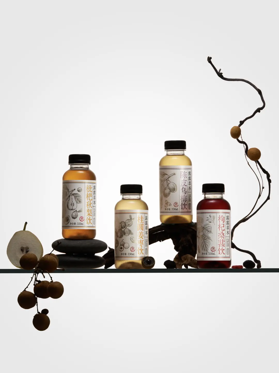 露露草本 | 养生饮品的极致功效视觉