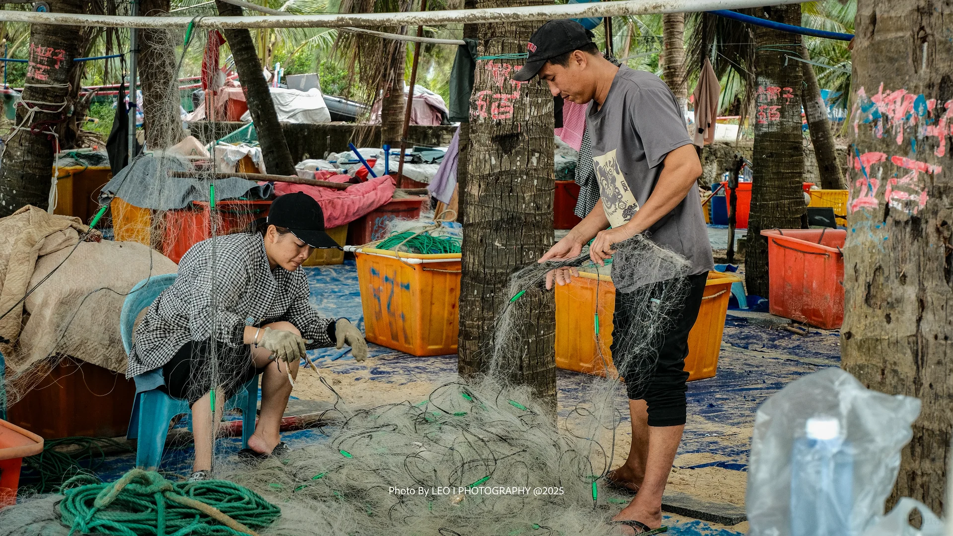 海南陵水｜?渔村市场，藏在酒店?旁的古早味