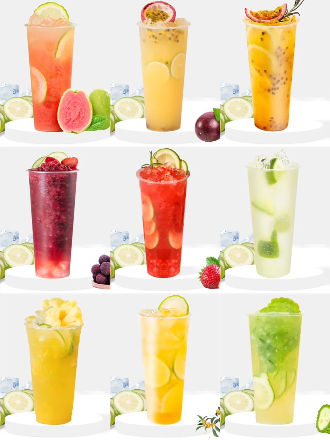 100张700ml高杯柠檬茶图片