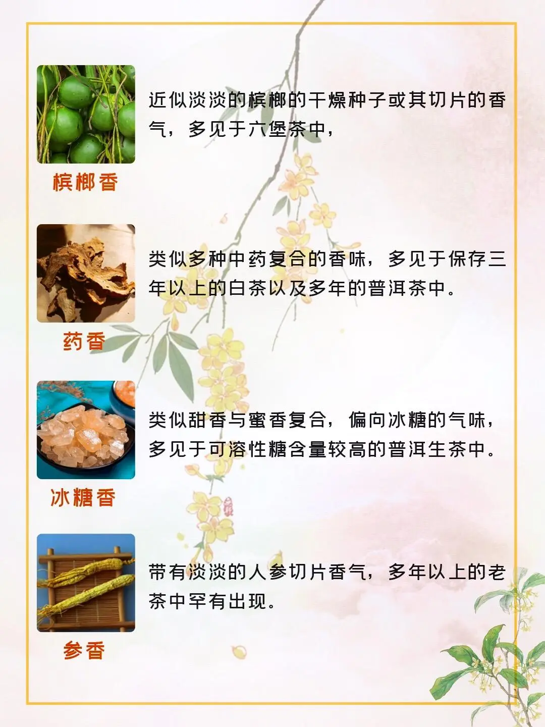 常见的20种茶香 你闻过几种呢❓
