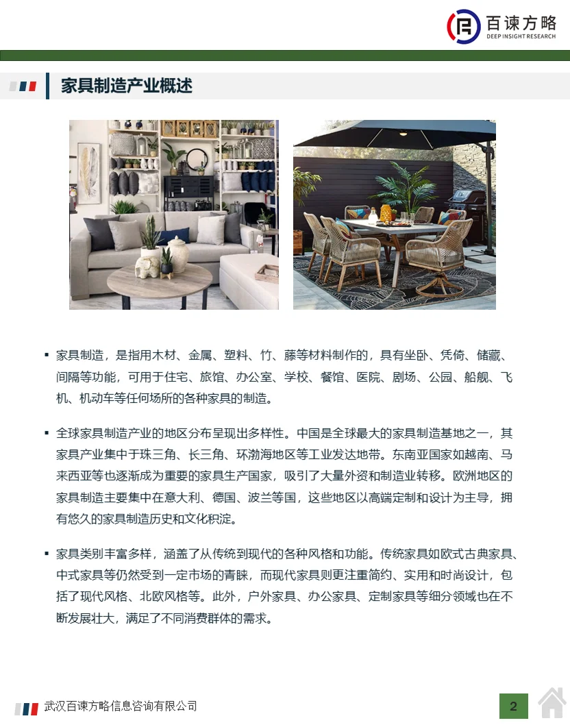 2024中国家具制造行业经济运行及企业分析