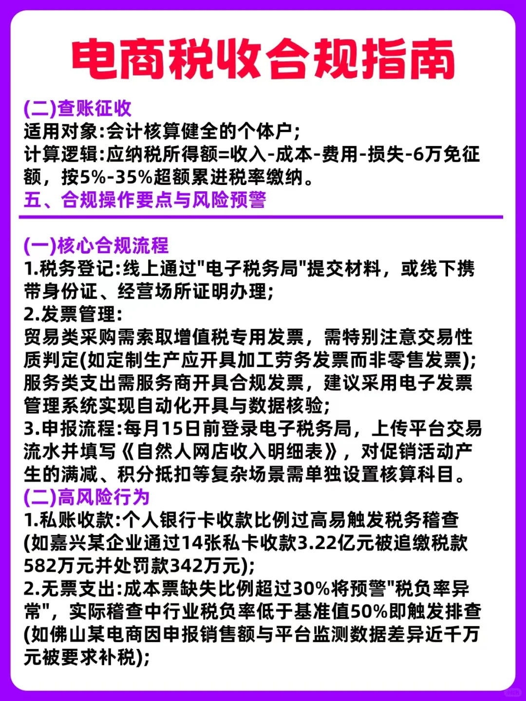 电商税收合规指南