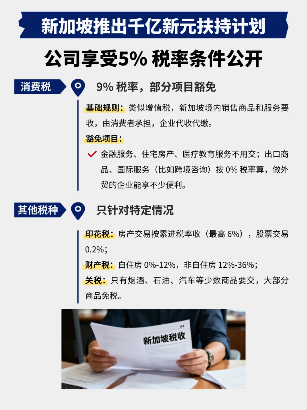 新加坡千亿扶持计划！企业 5% 税率怎么拿？