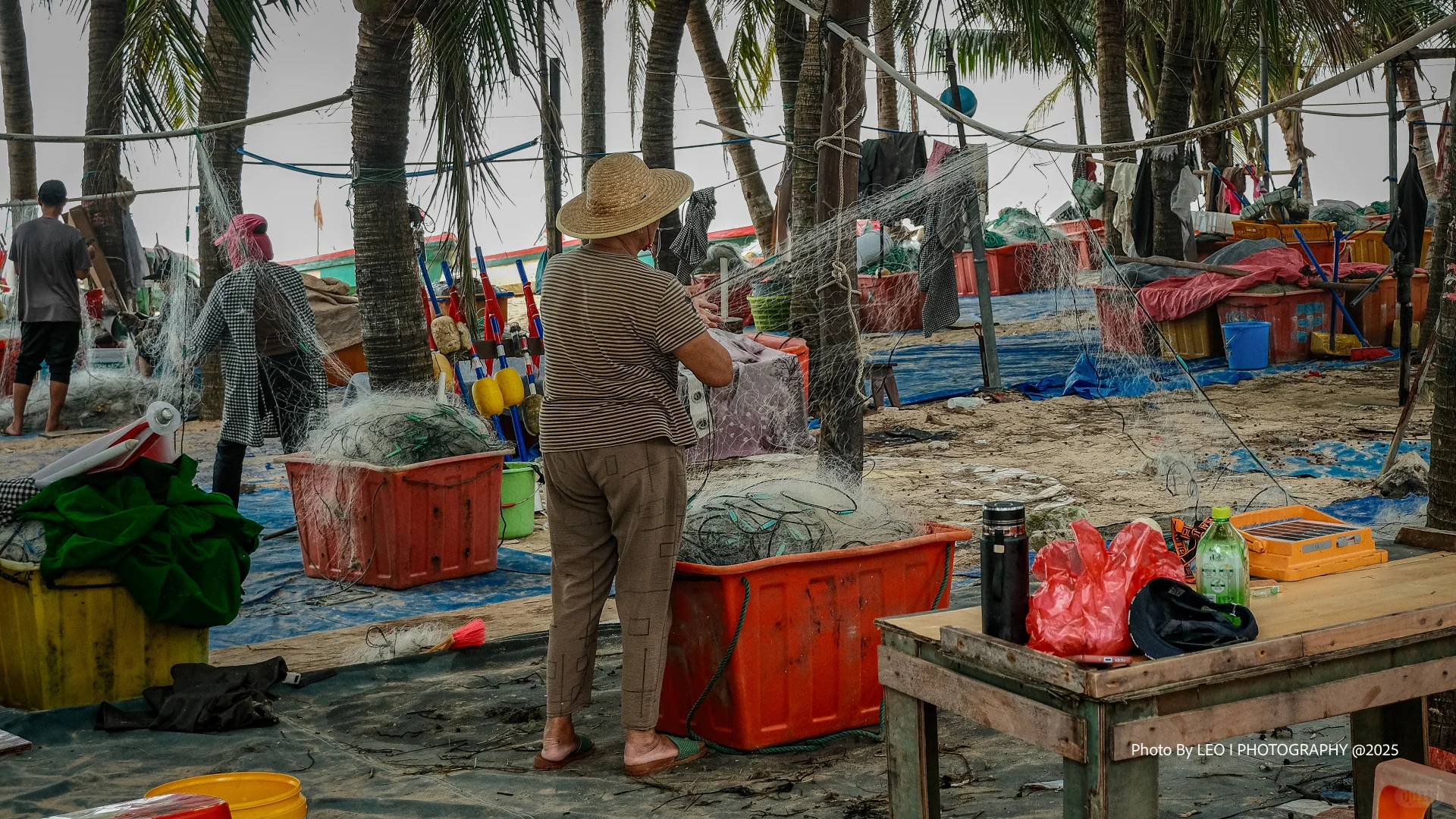 海南陵水｜?渔村市场，藏在酒店?旁的古早味