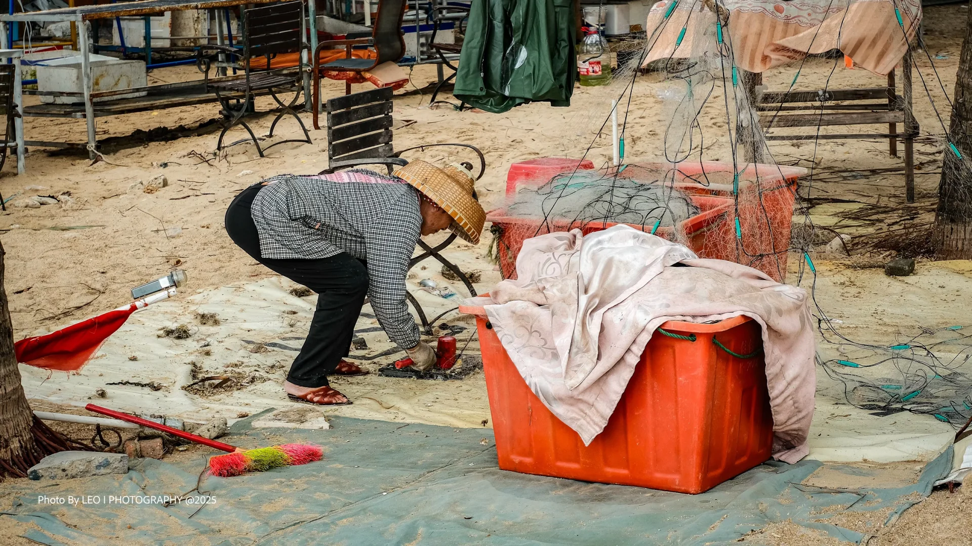 海南陵水｜?渔村市场，藏在酒店?旁的古早味