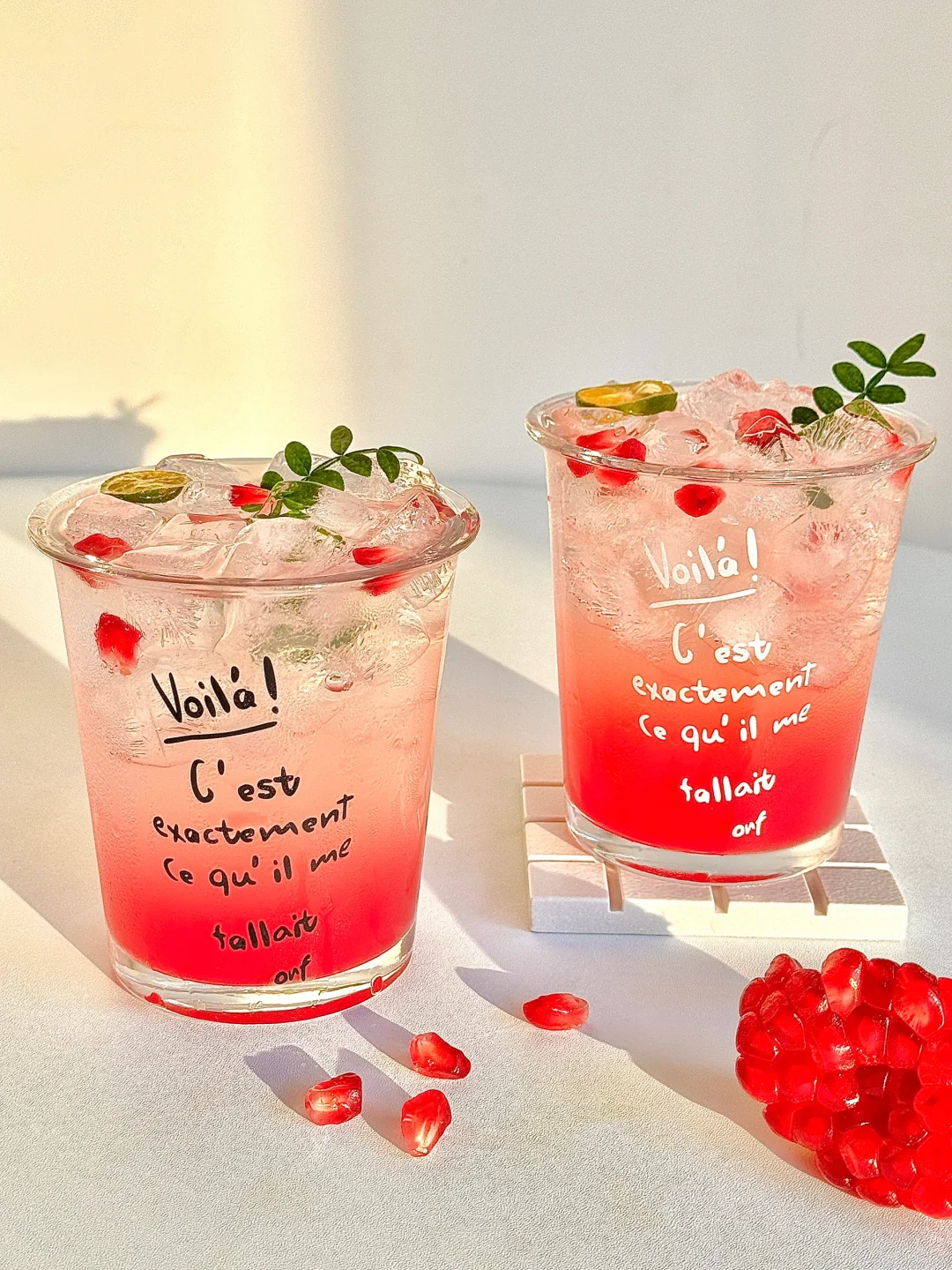 石榴气泡水绝了