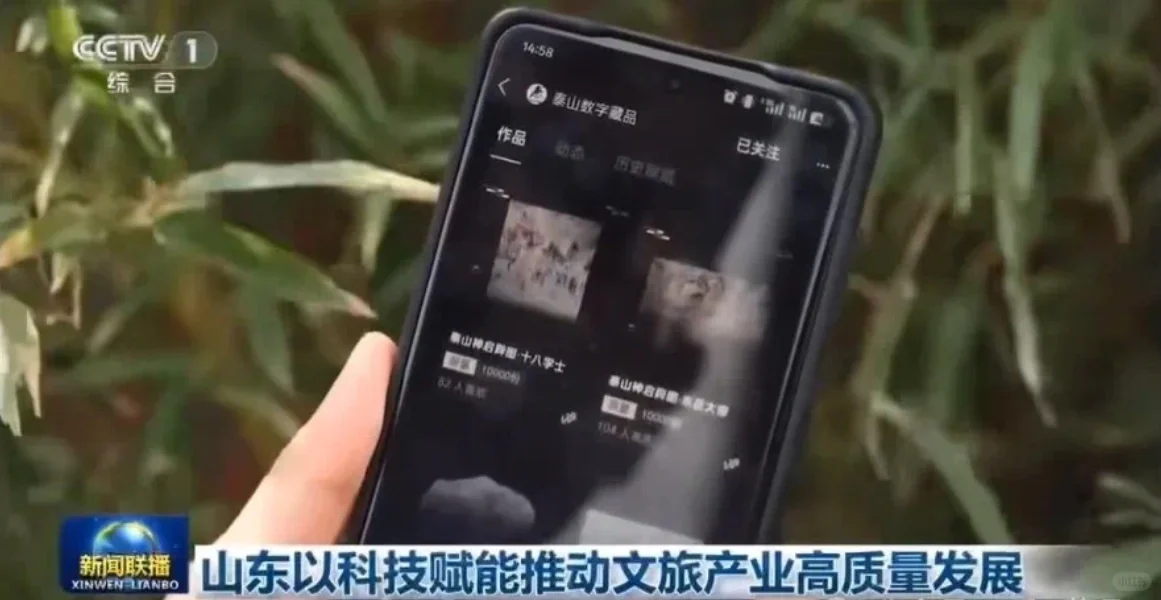 去泡沫化，泰山的数藏又又又上榜了