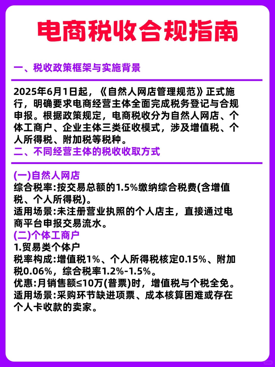 电商税收合规指南