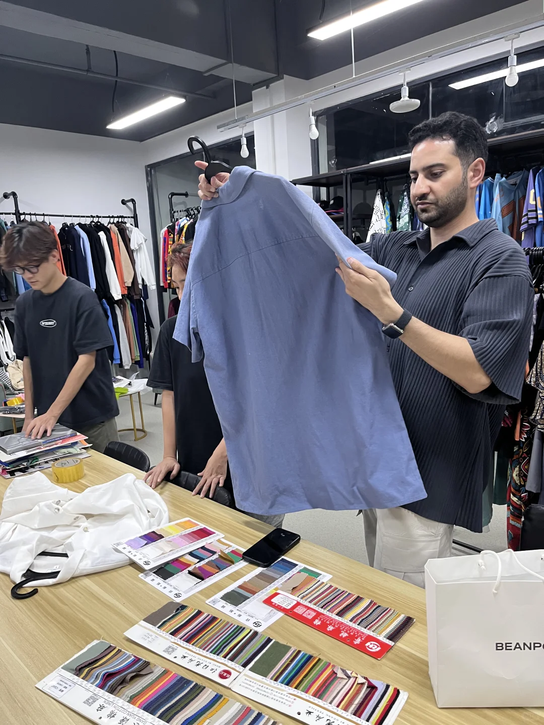 外贸服装公司日常