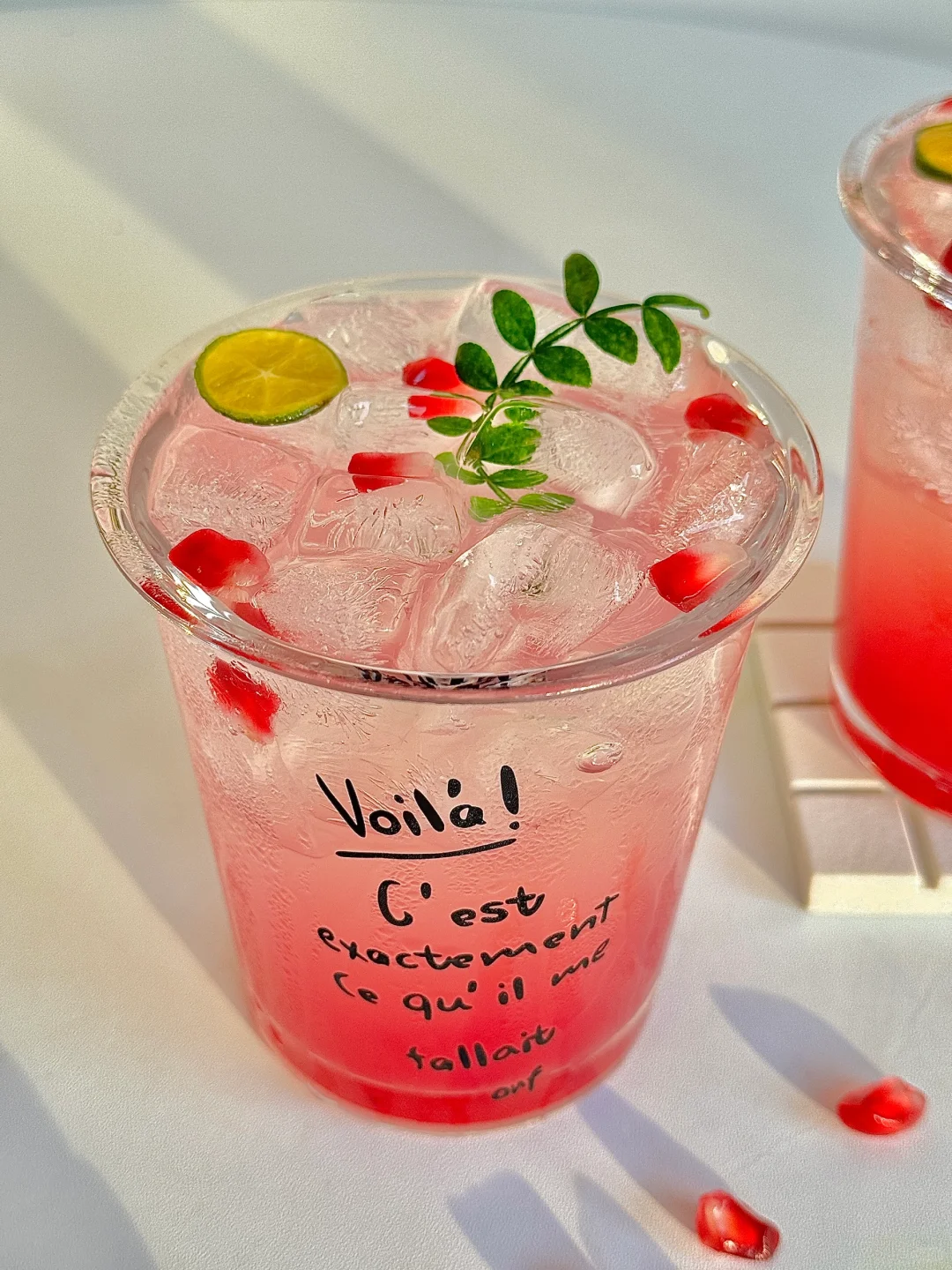 石榴气泡水绝了