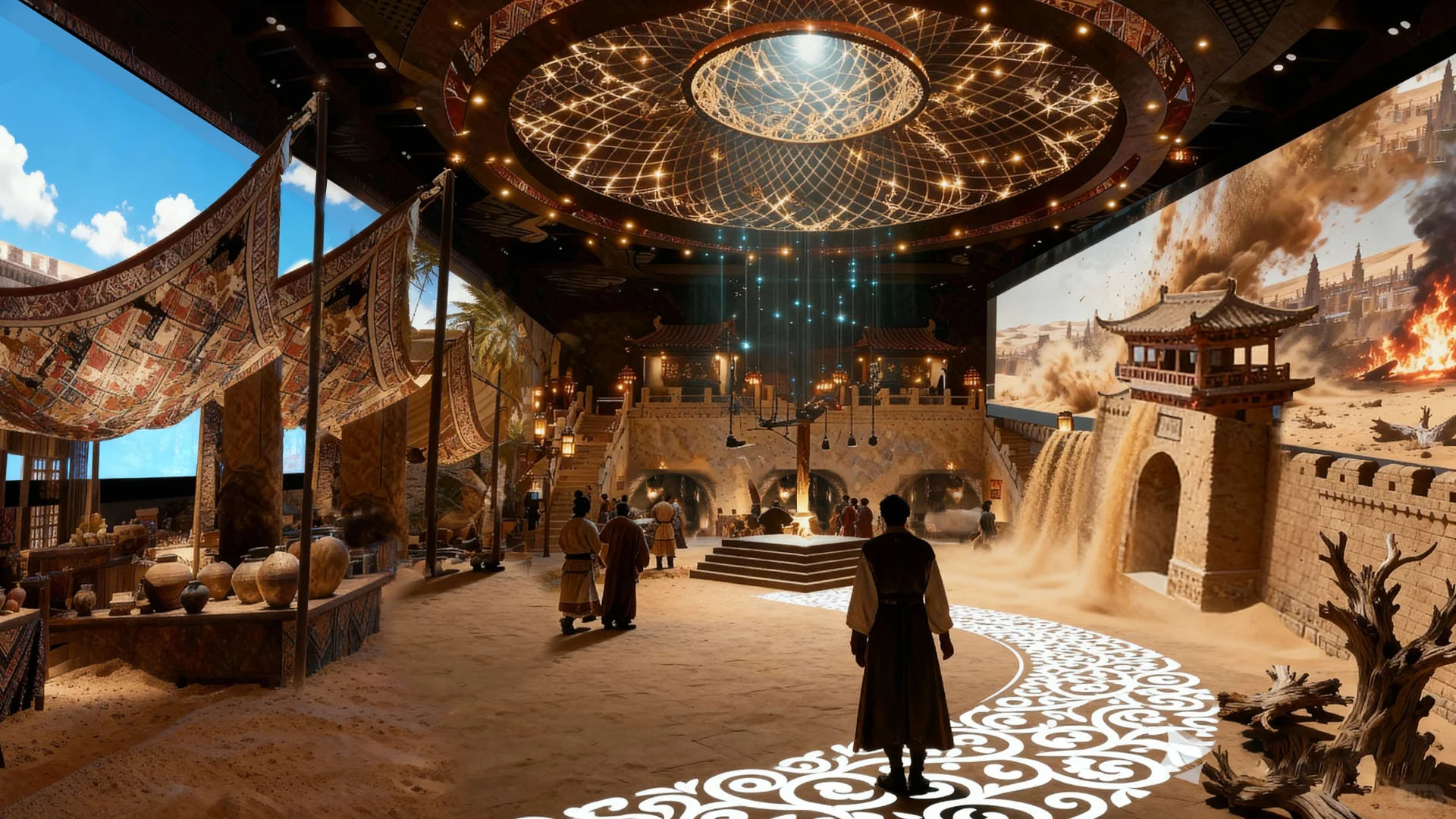 当AI遇上楼兰:这座数字考古厅美到窒息