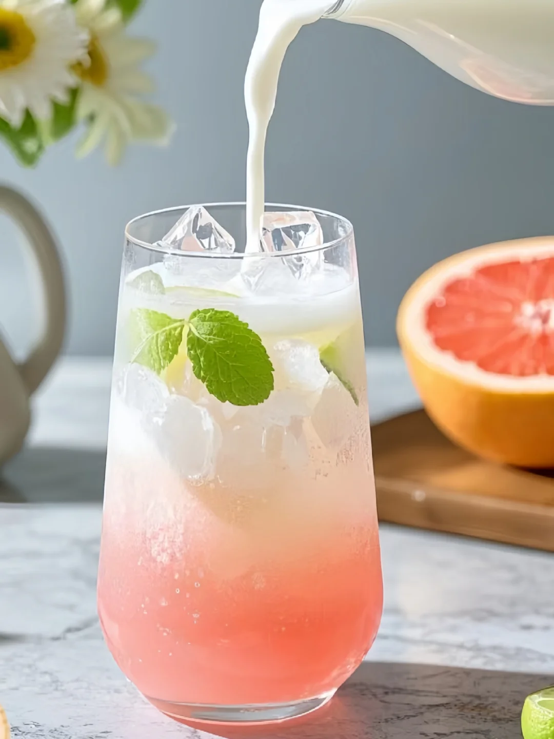 安卓也能出live图了｜ins风西柚柠檬茶教程