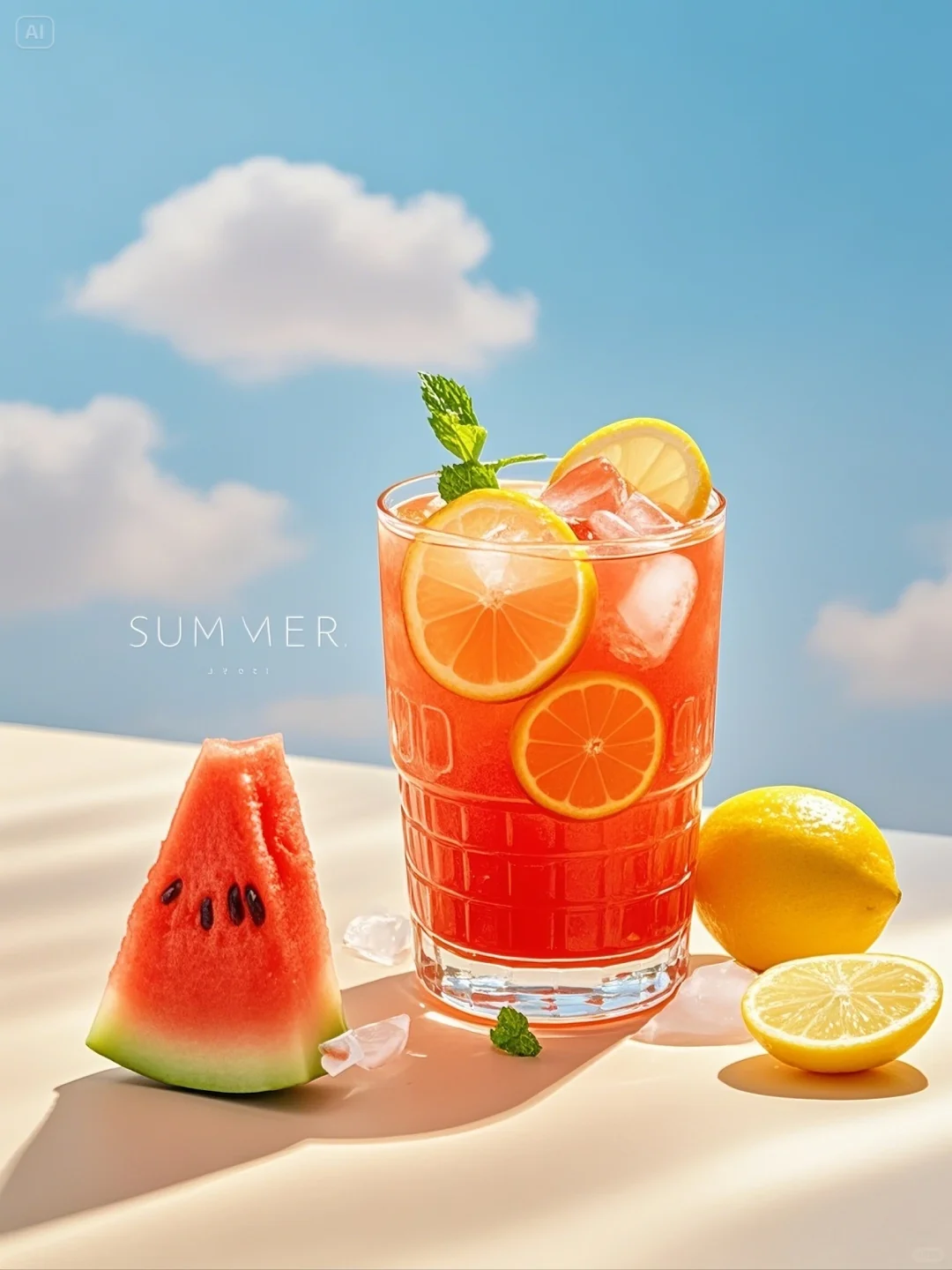 夏天时刻的清爽