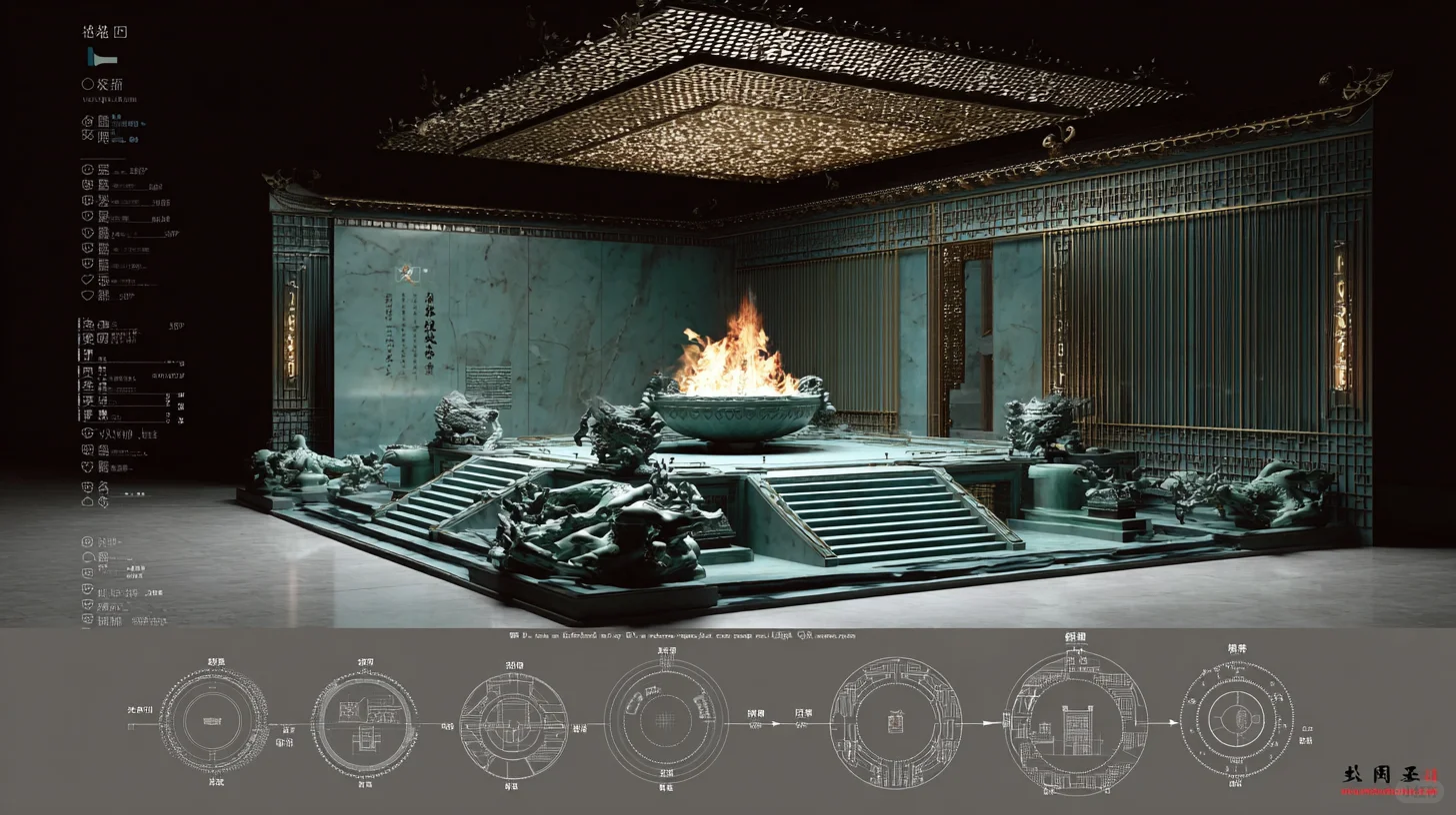 青铜数字展台--三视图分析图