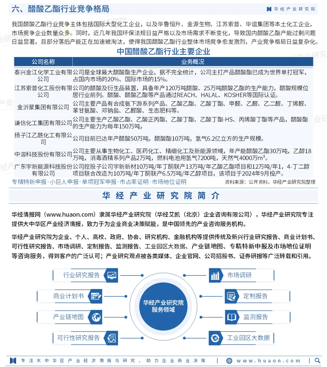 2025年中国醋酸乙酯行业深度研究报告
