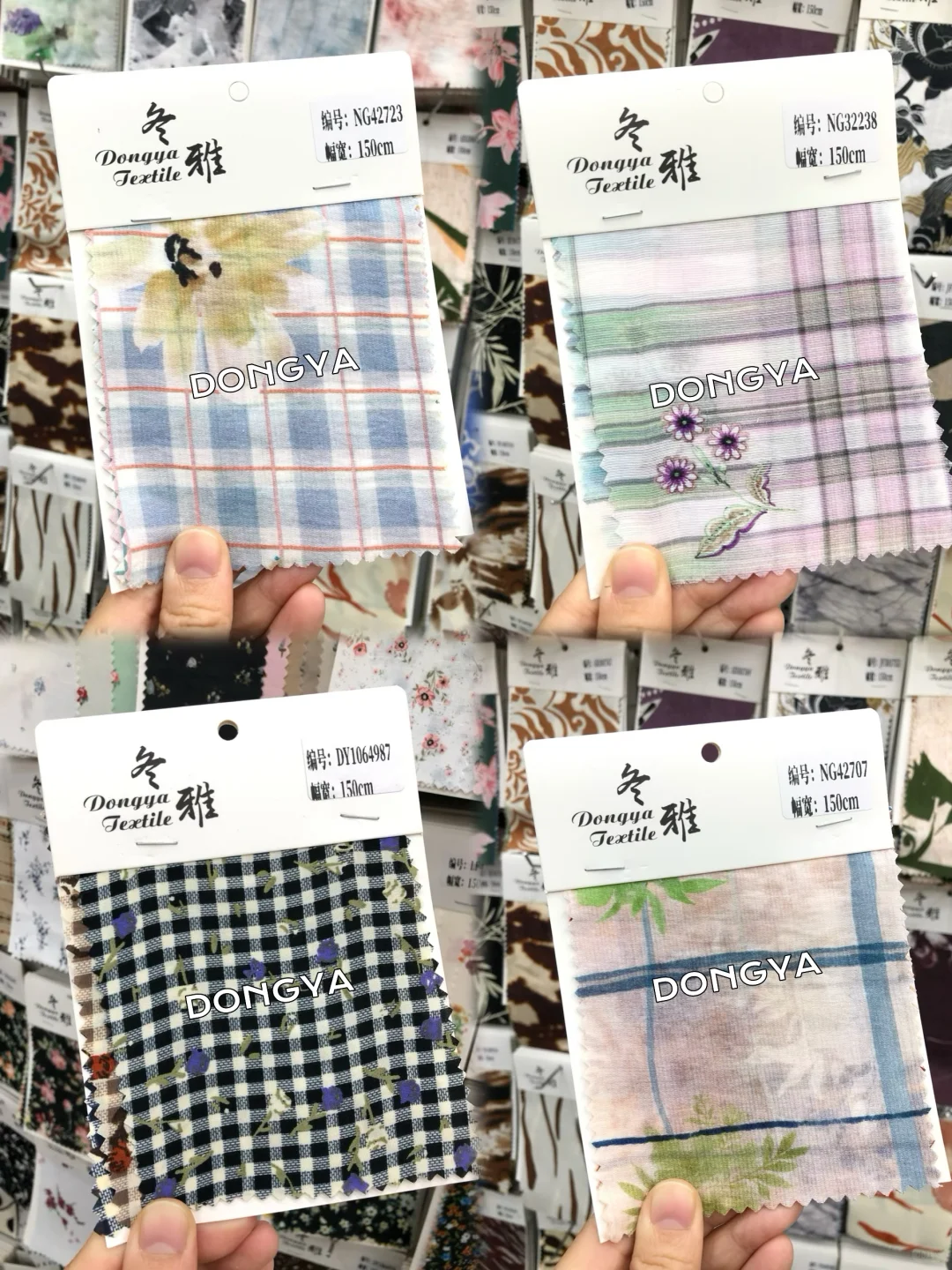 大花卉面料一鲜艳色彩斑澜系列 波西米亚风