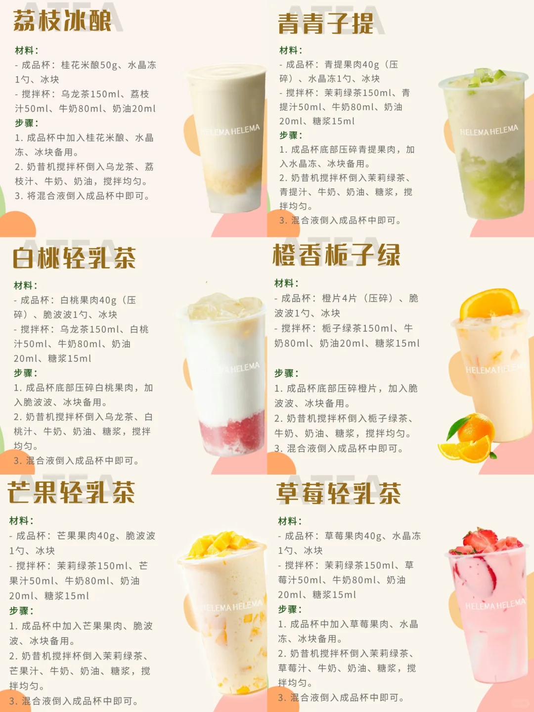 水果加奶茶意外好搭｜压箱底的分享