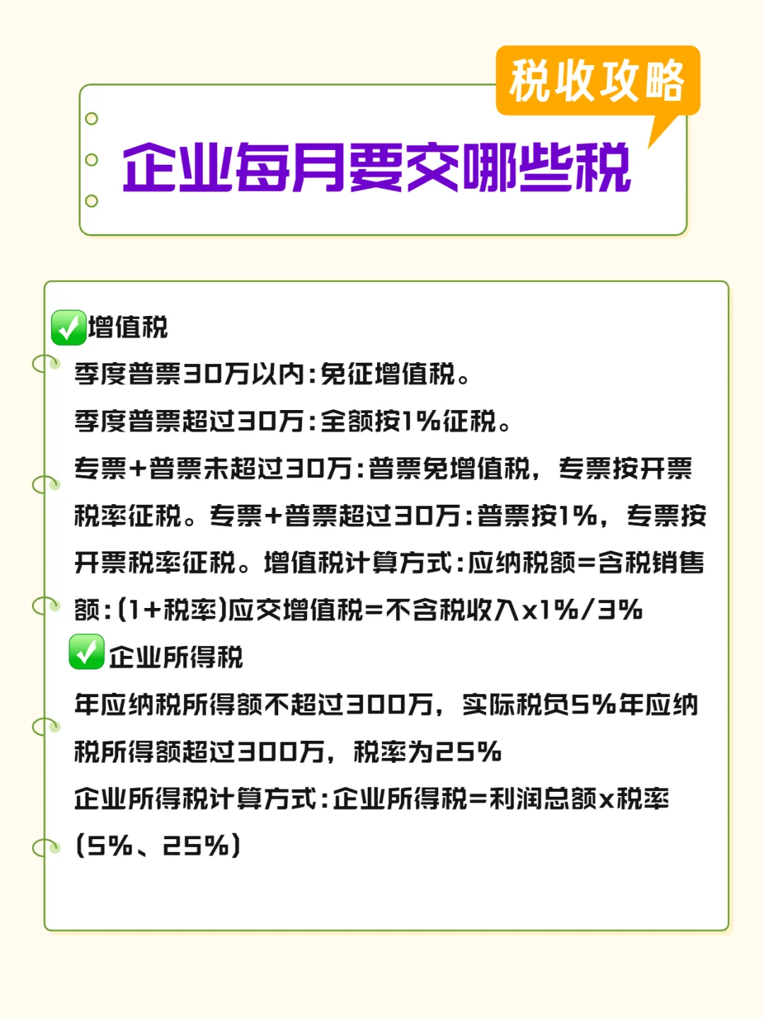 老板必看❗️2025小规模企业交税攻略？