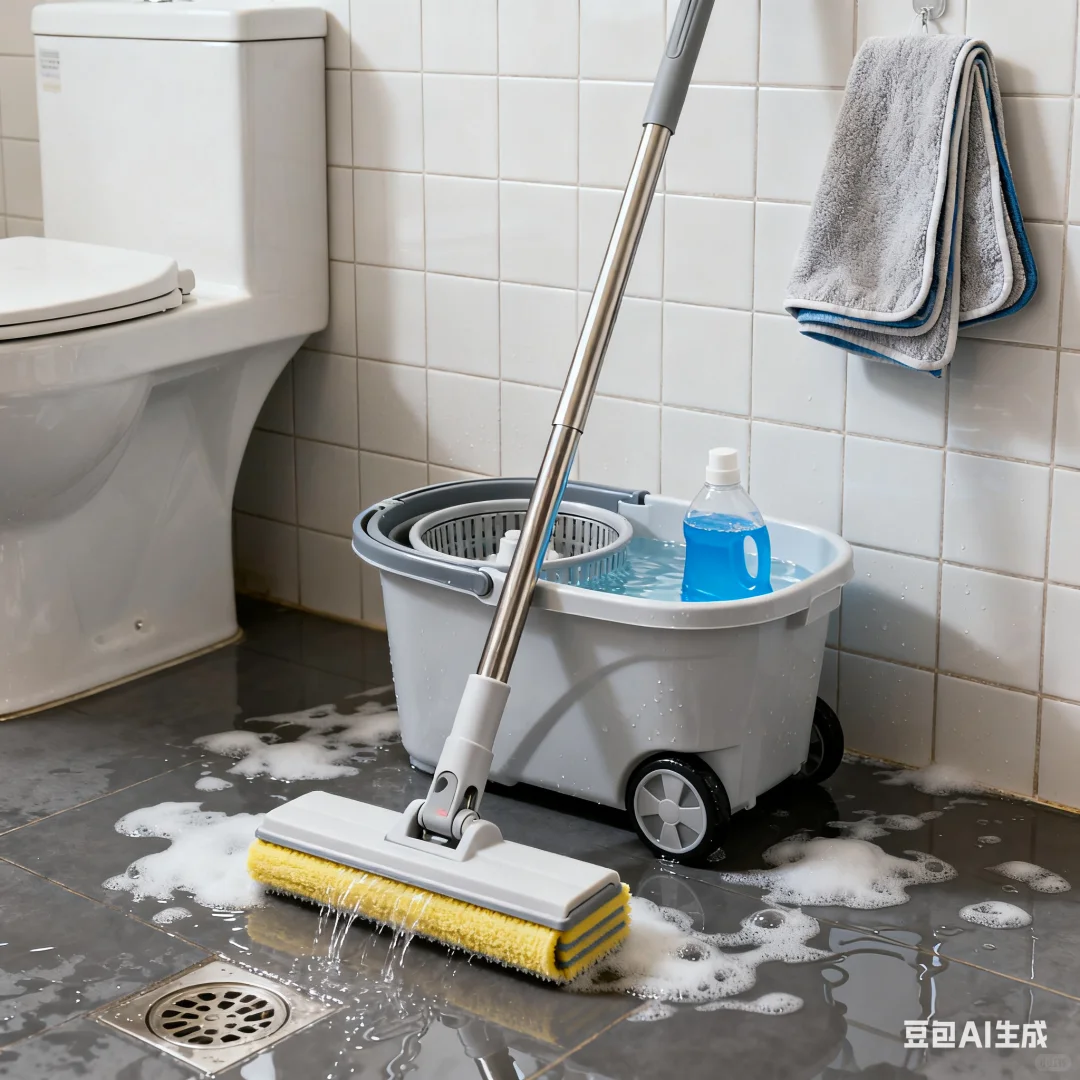 拖把：地面的 “水润清洁小能手”