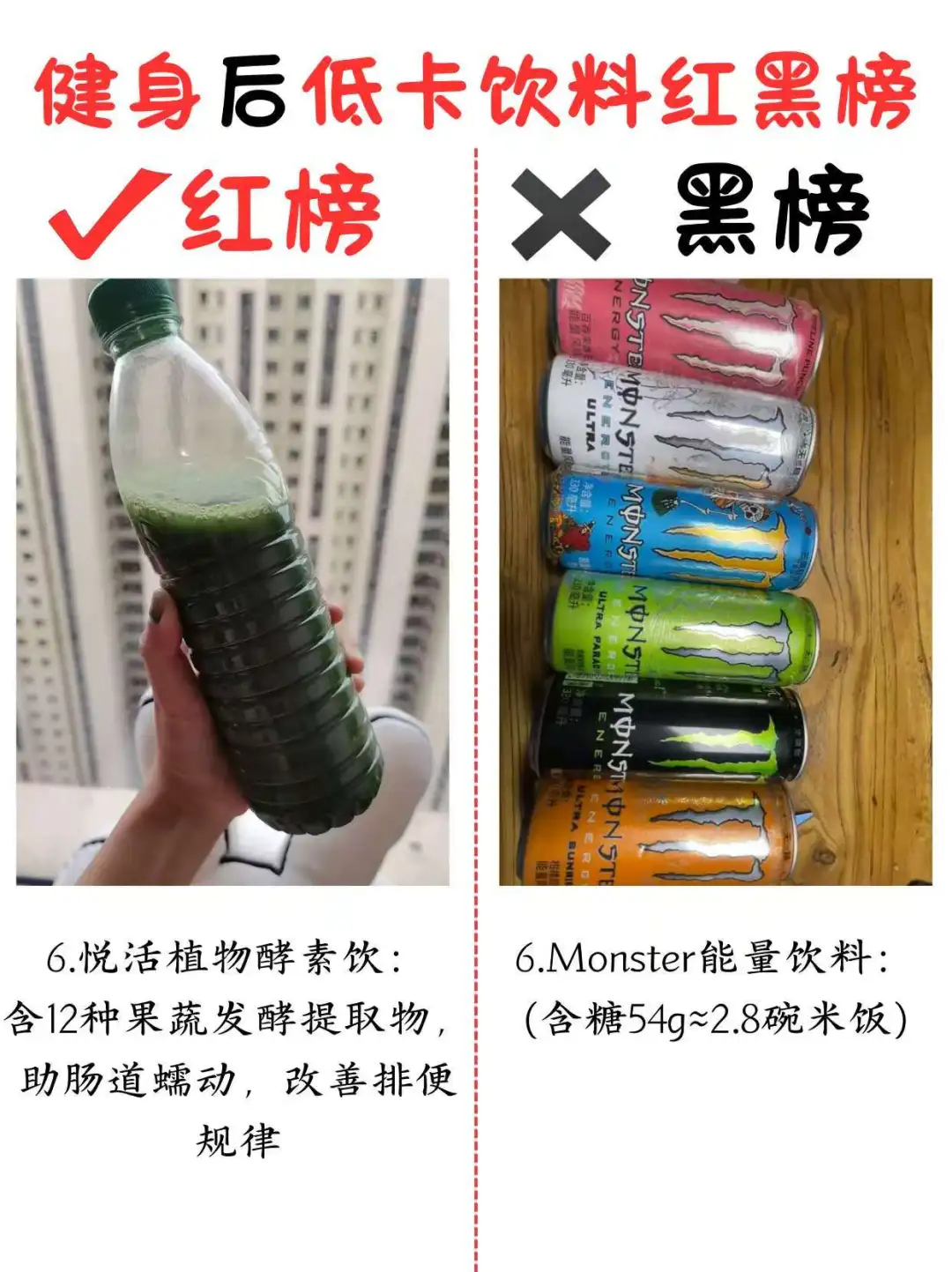健身完后低卡饮料红黑榜看这一篇就够了！