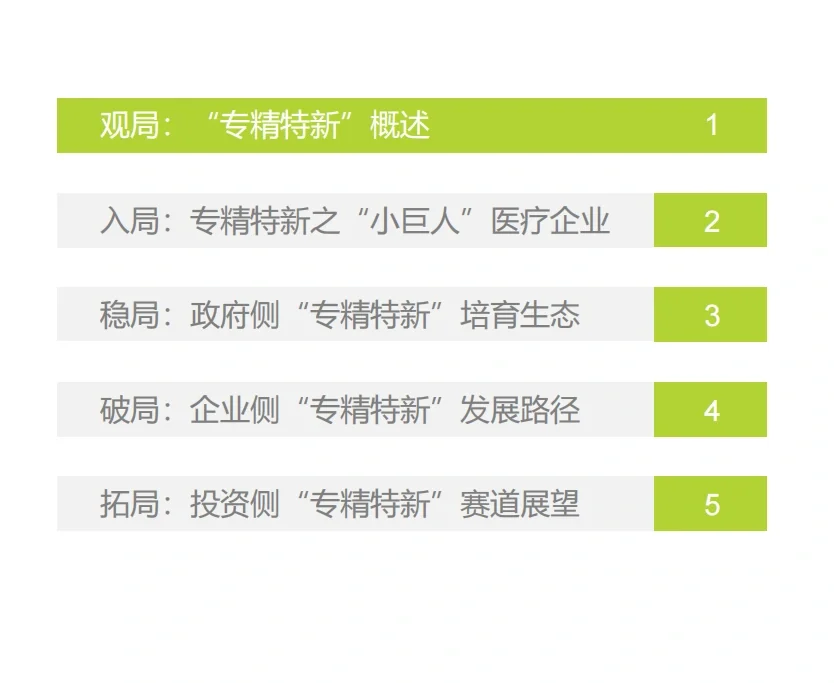 中国“专精特新”企业发展研究报告--医疗篇