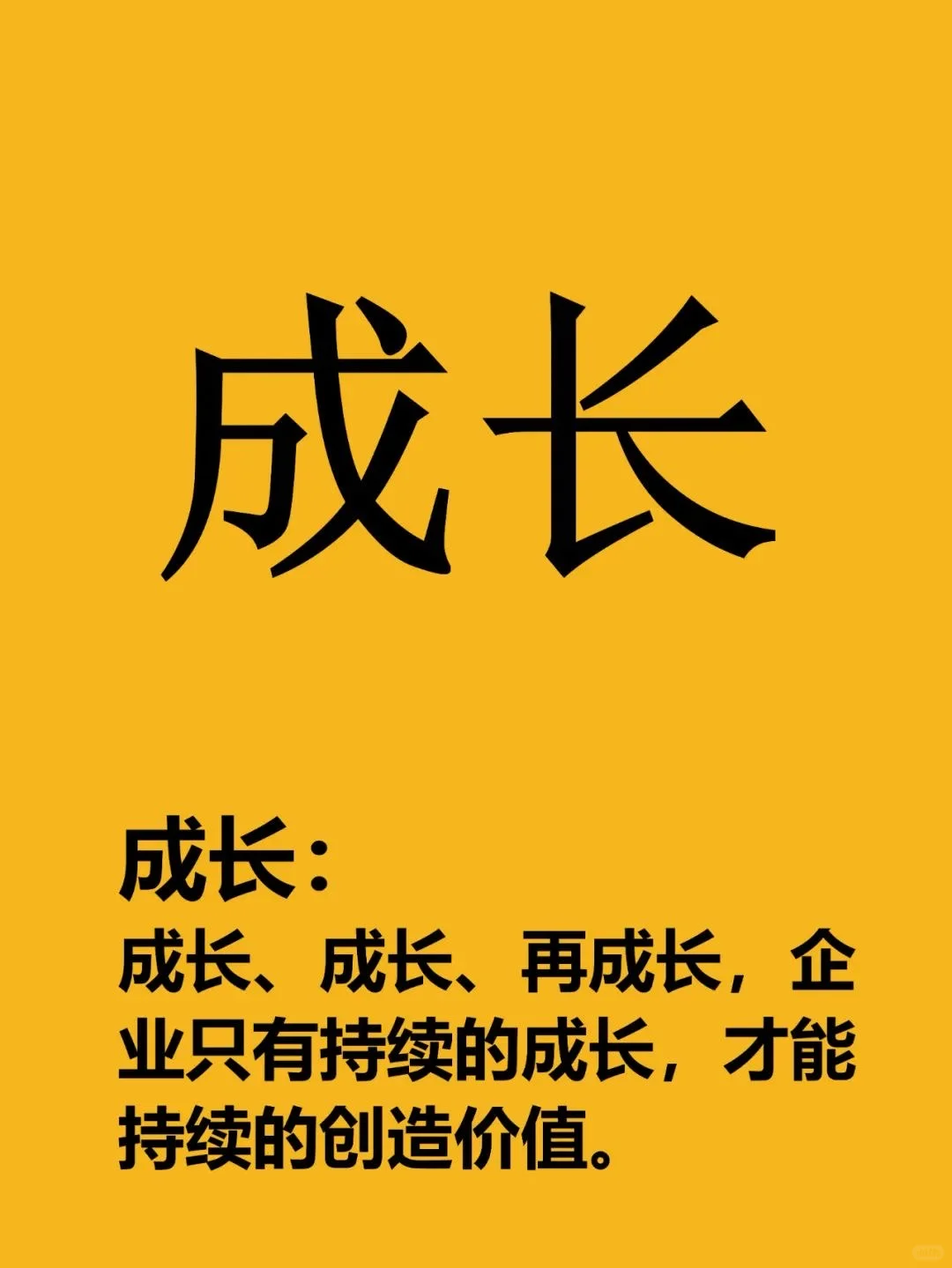 企业经营之道：价值型成长