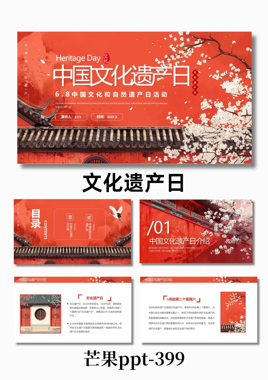 中国文化和自然文化遗产日活动