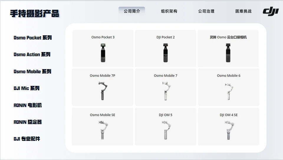 大疆创新企业分析17页