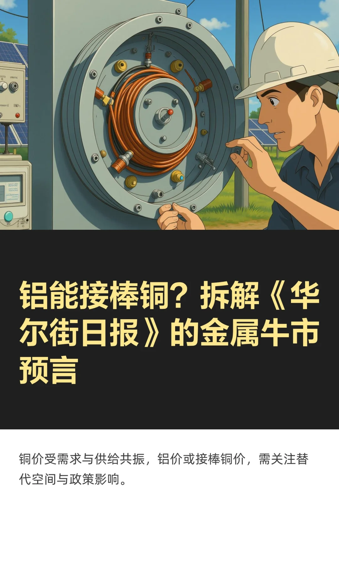 铝能接棒铜？拆解《华尔街日报》的金属牛市