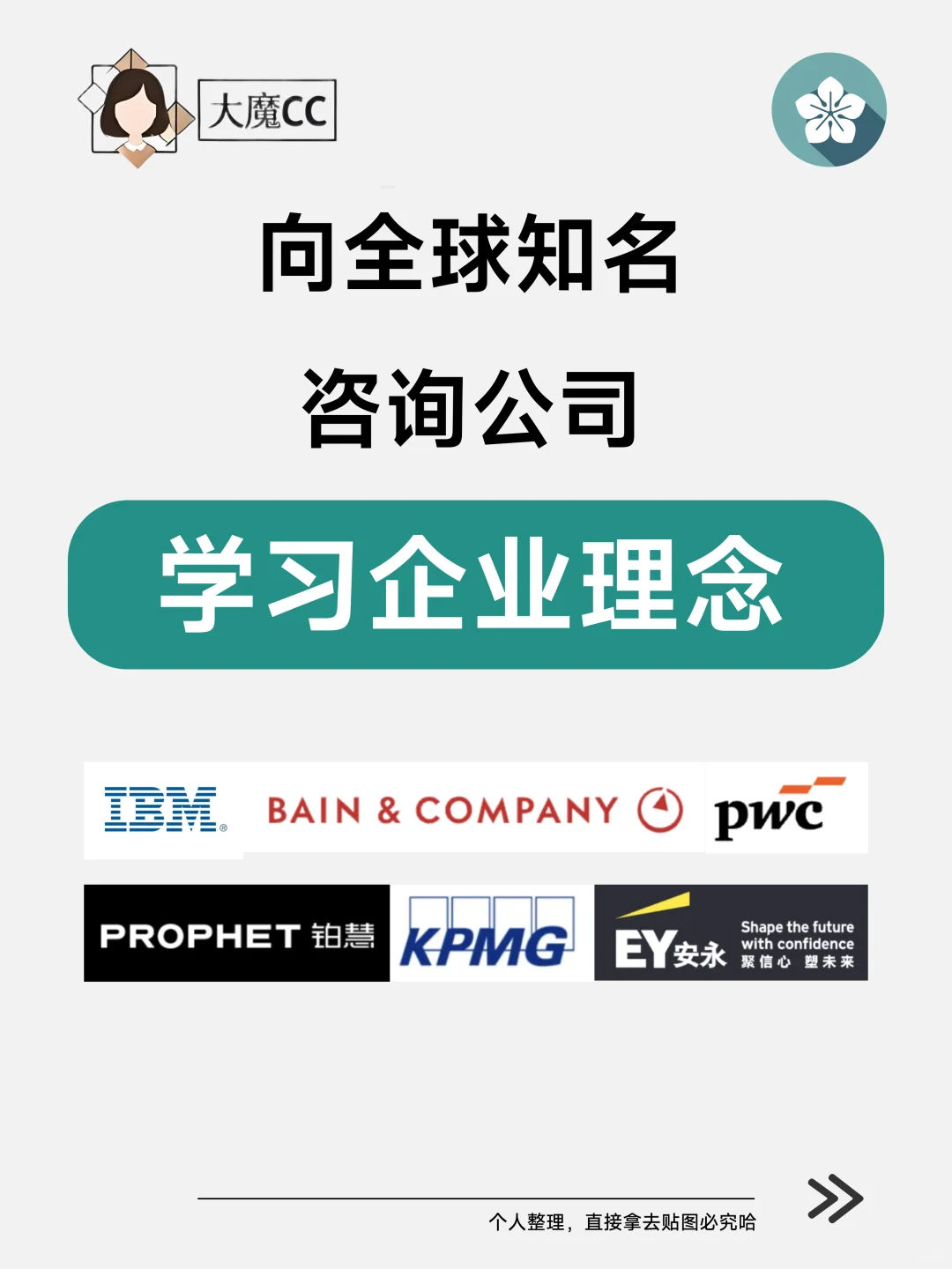 向全球知名咨询公司学习企业理念使命愿景