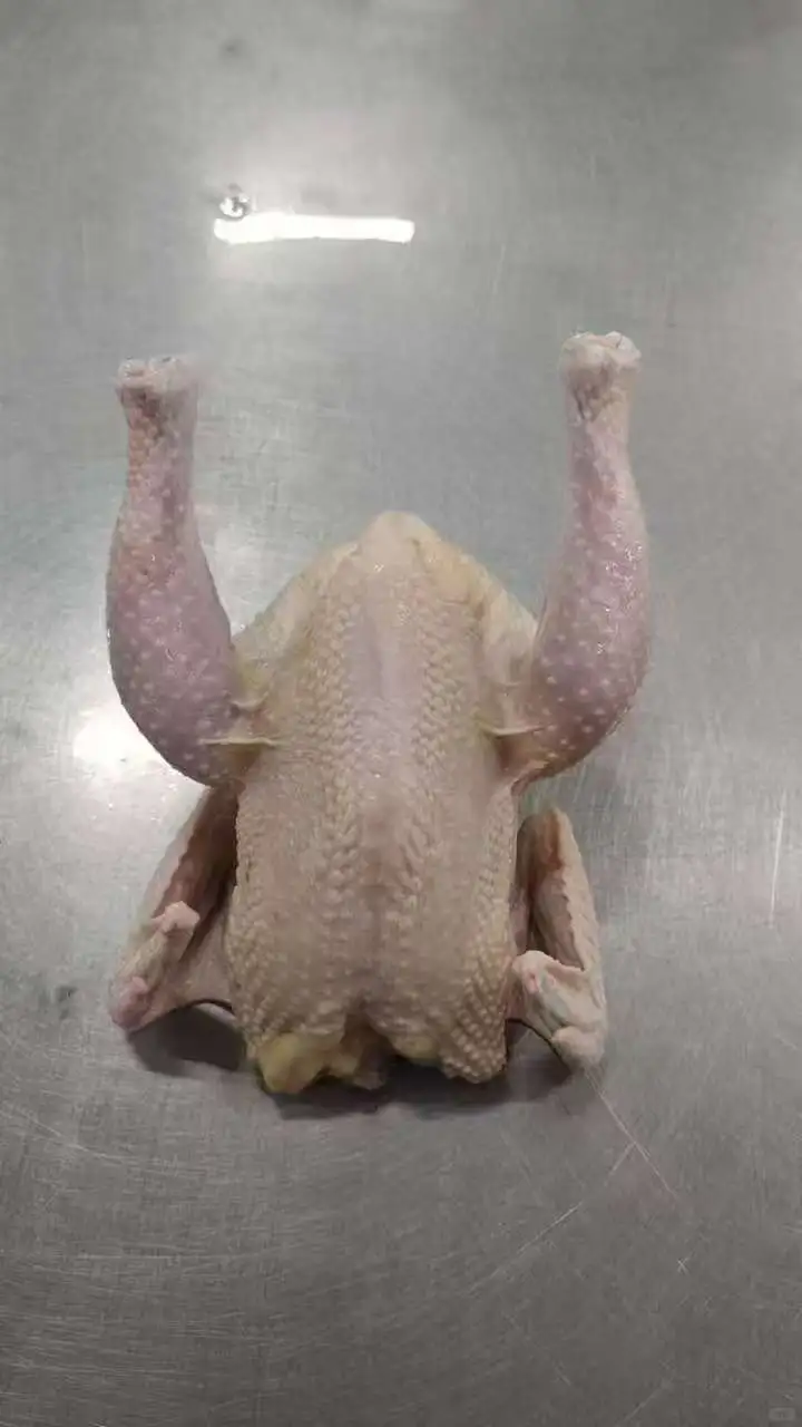 出口鸡腿，客户工厂验货.export chicken