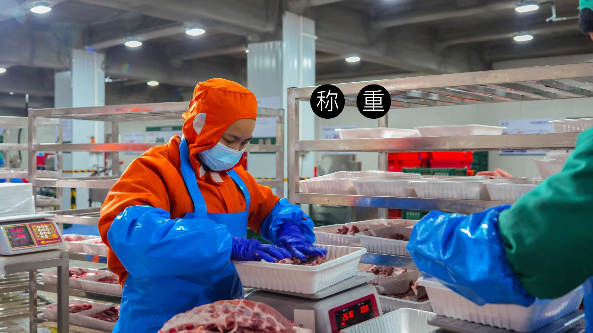 你买的猪肉在工厂经过多少到工序？