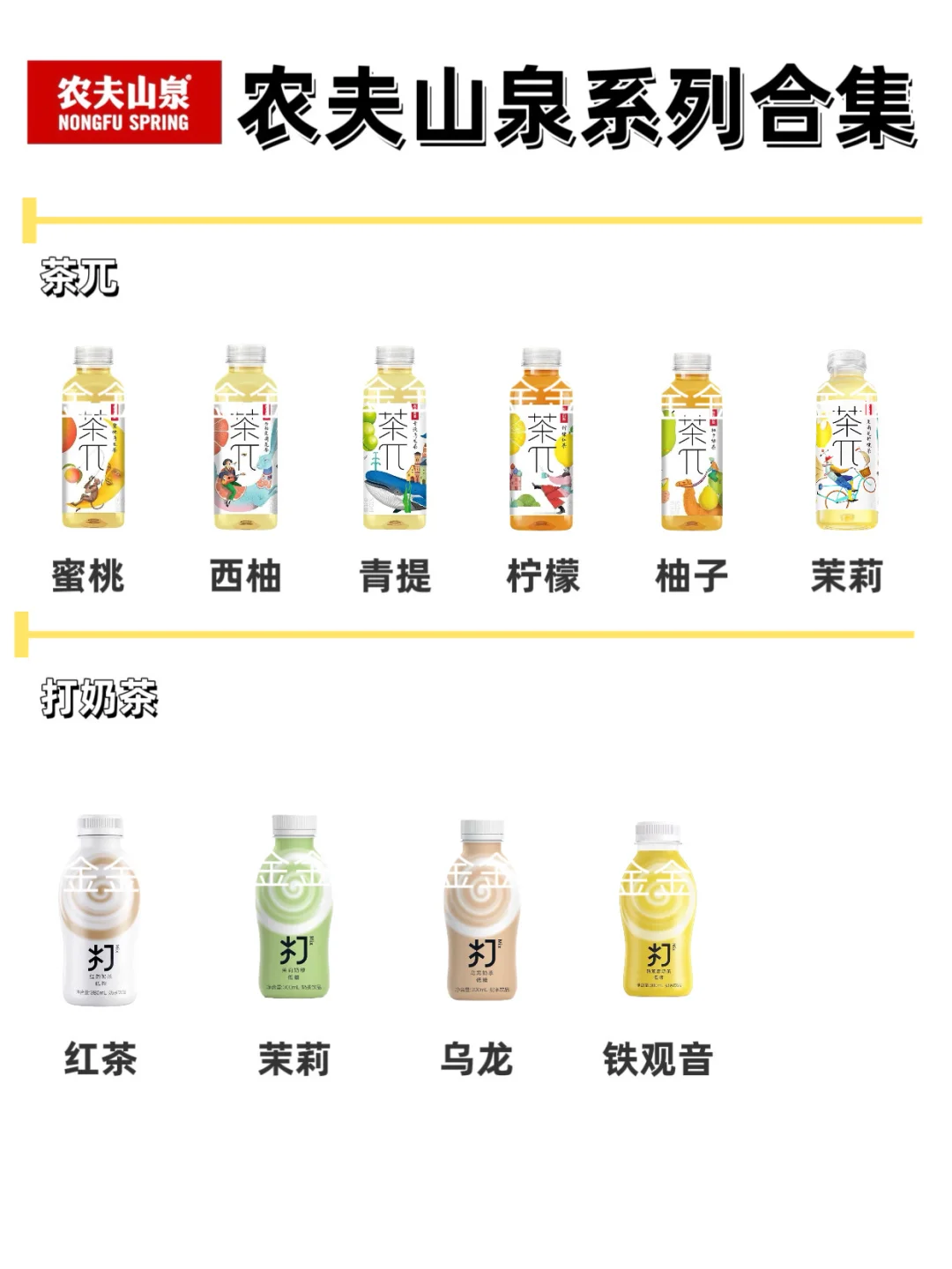 农夫山泉系列合集