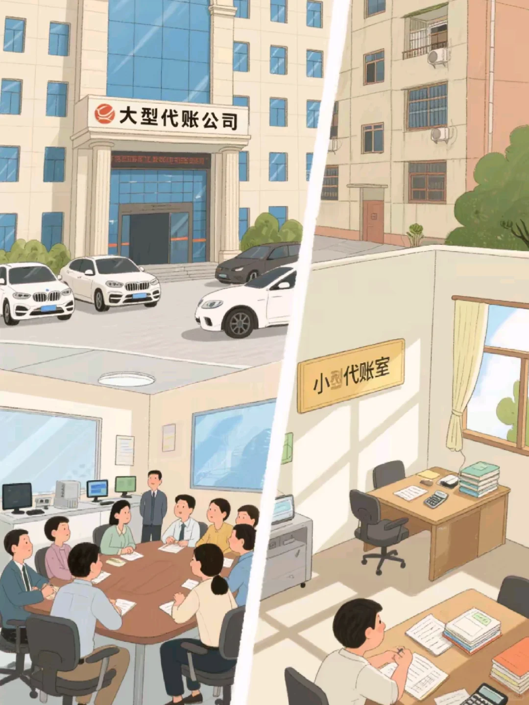 代账公司规模大的一定好吗？