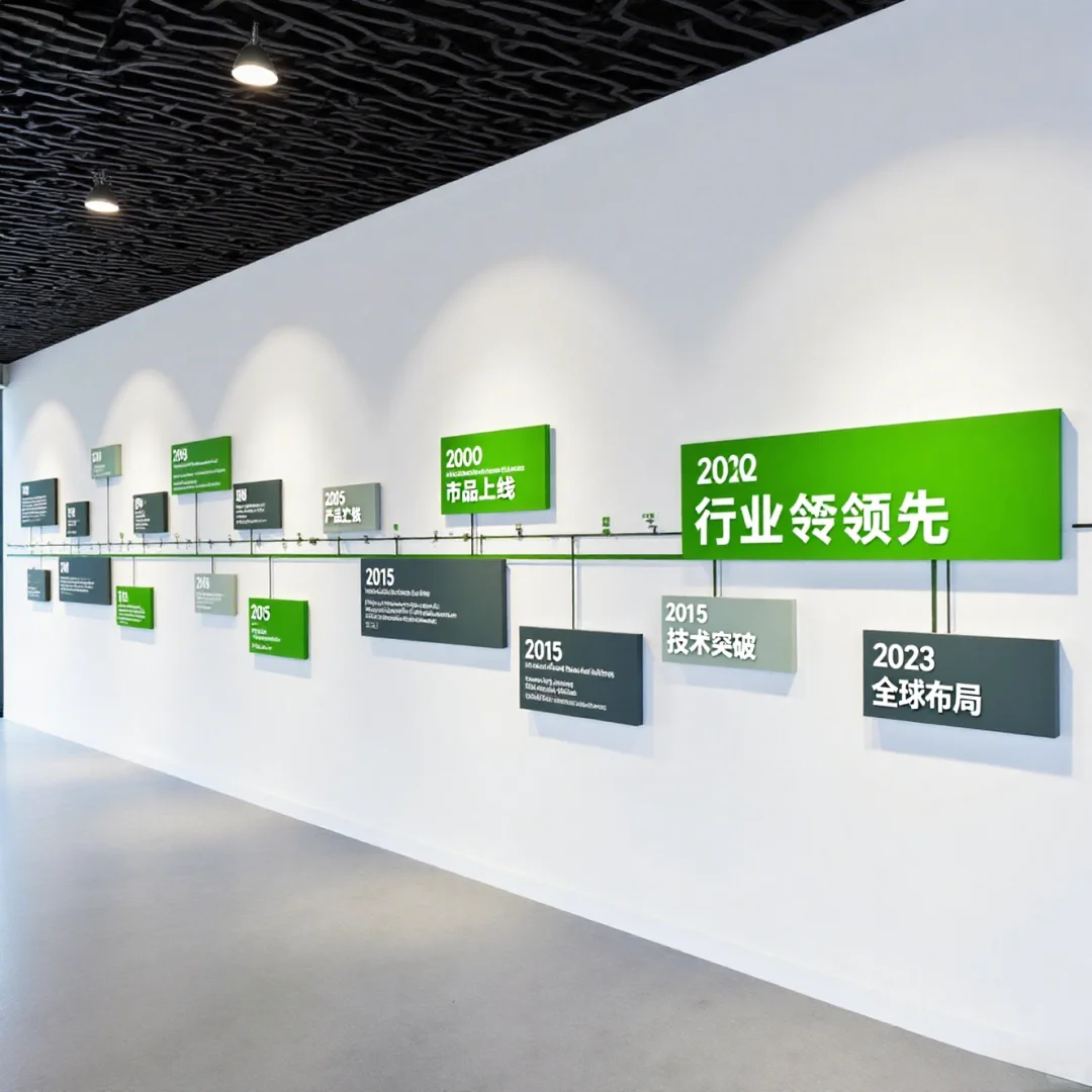 绿色历程墙，见证企业可持续发展之路