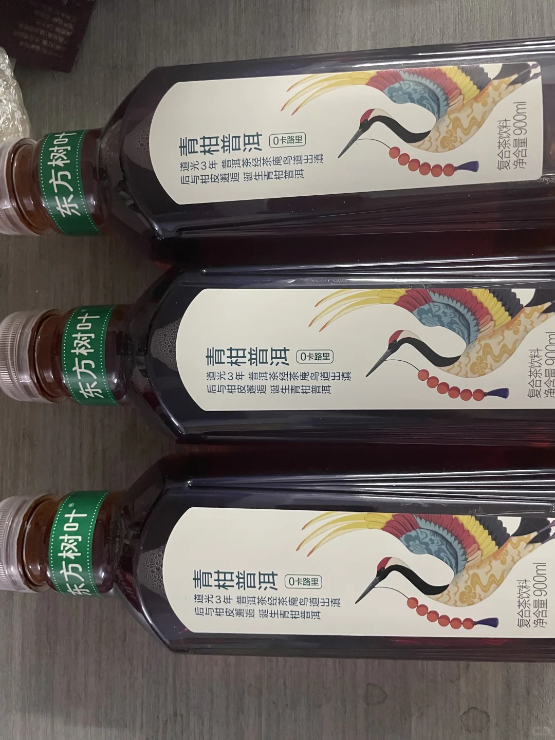 在拼xx买的东方树叶茶饮料到了