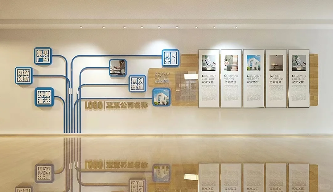 客户都说非常棒的发展历程文化墙长什么样?