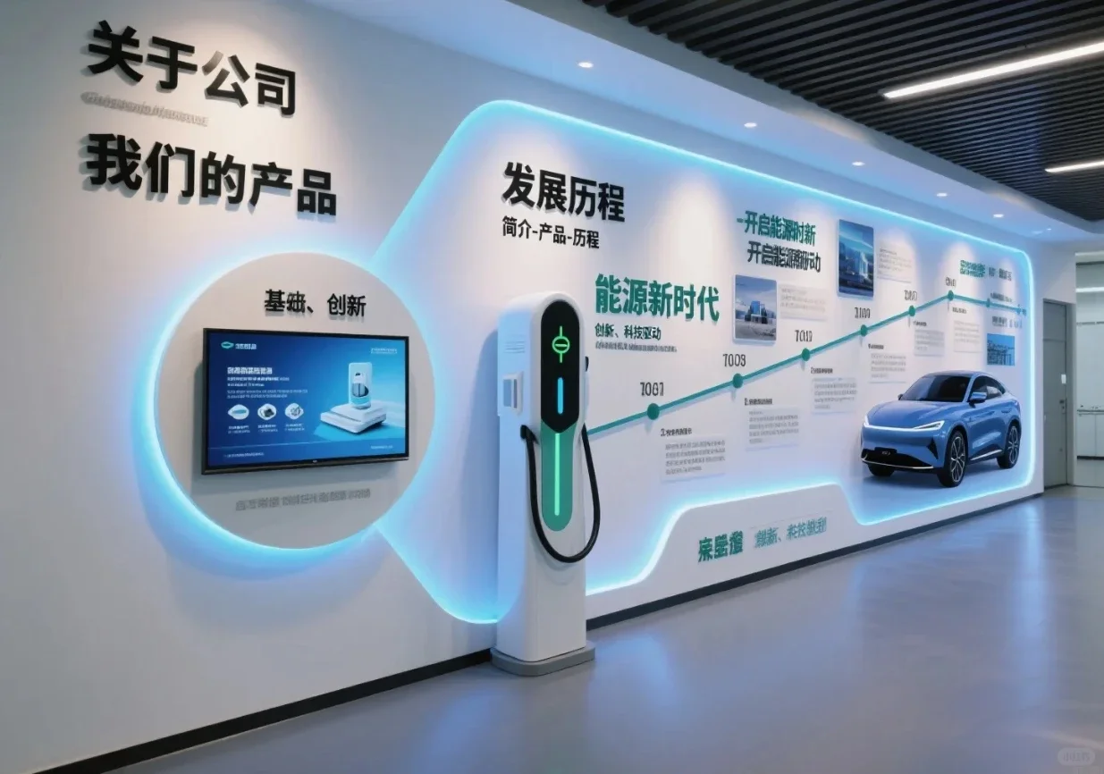 能源企业展厅文化墙怎么设计？直接看这里