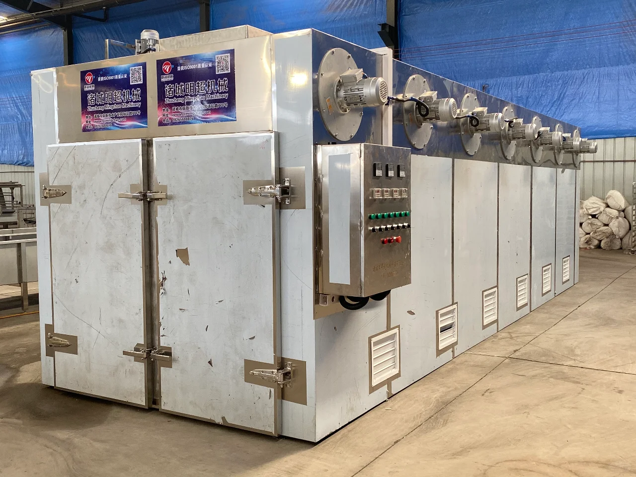 全自动红薯烘烤加工流水线