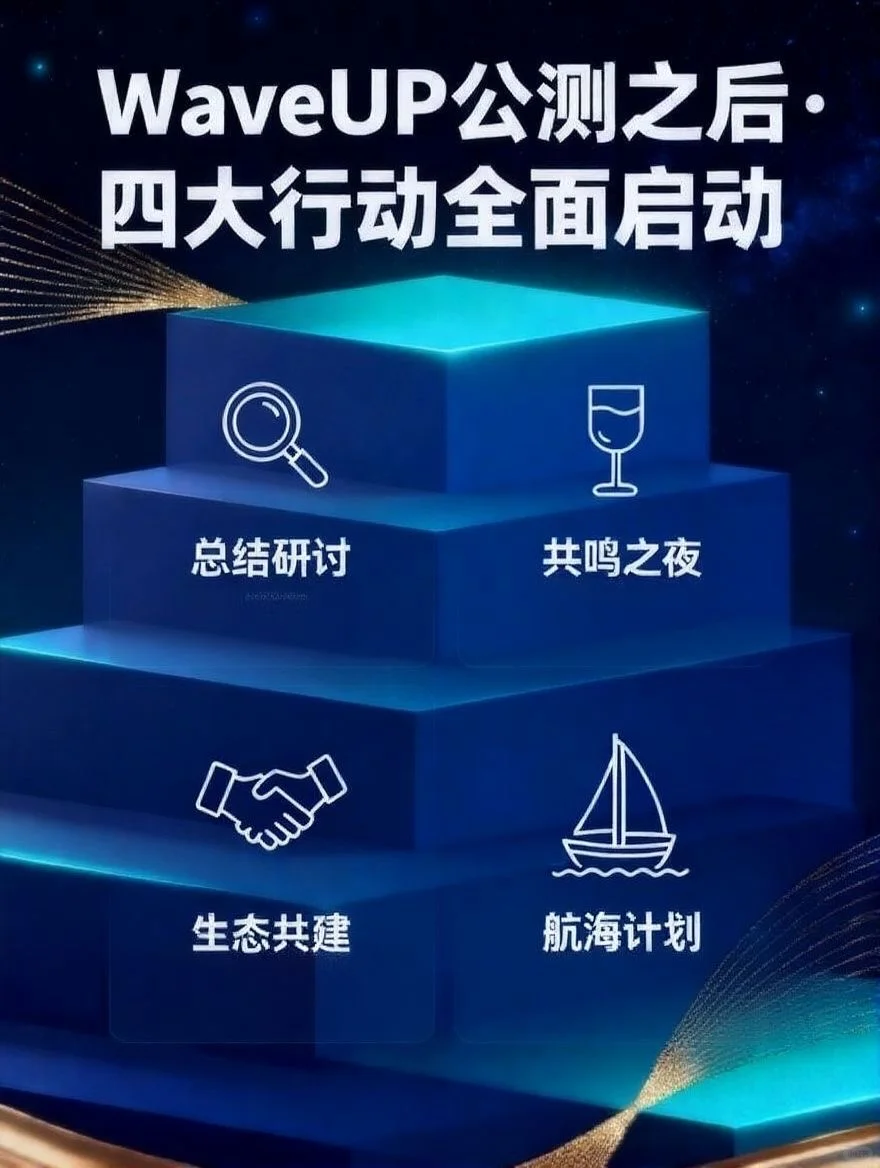 ? WaveUP公测结束，四大行动正式启航！