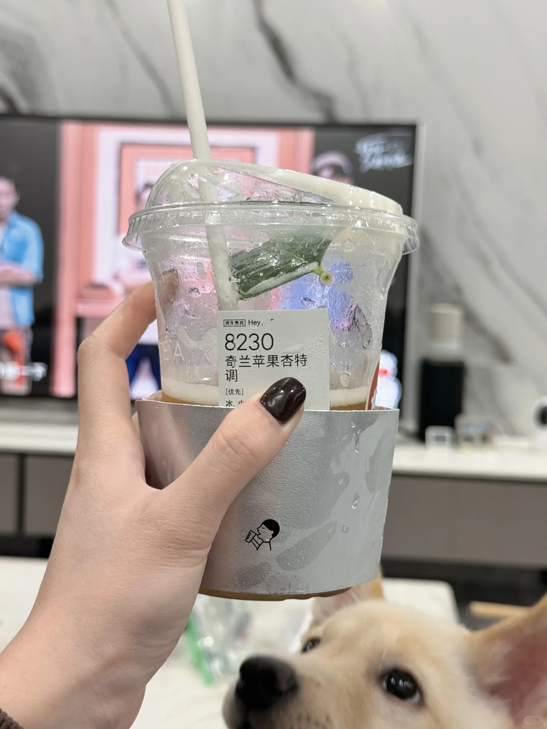 喜茶非常清爽的一杯新品！