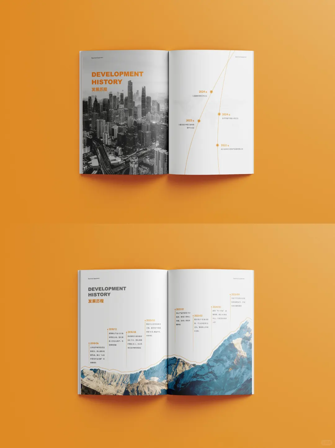 ?公司发展历程这样做！